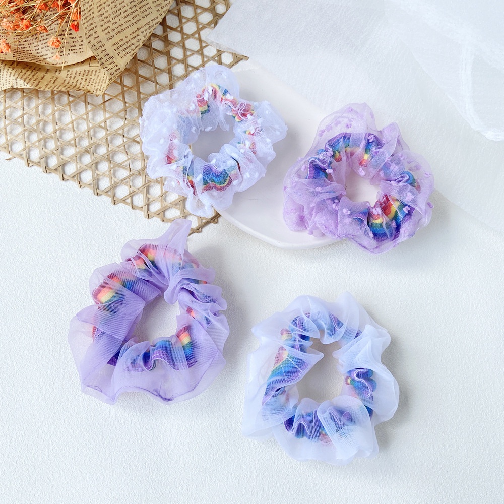 Dây Buộc Tóc Vải - Cột Tóc Scrunchies Hoa Quả Dễ Thương