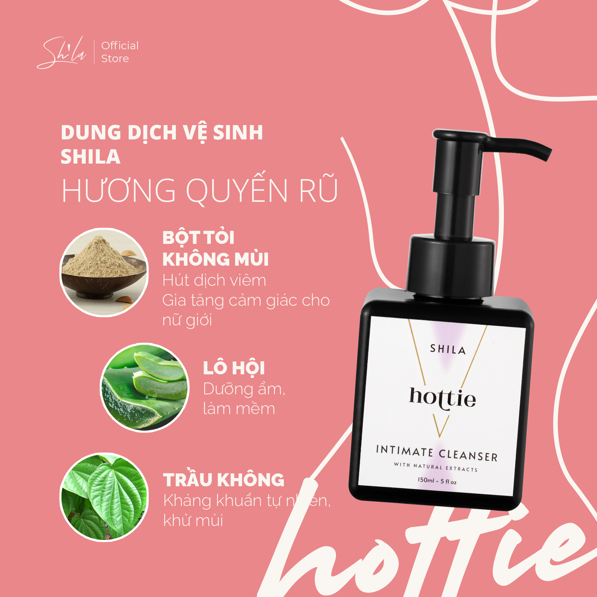 Bộ 3 chăm sóc vùng kín Shila Pinky