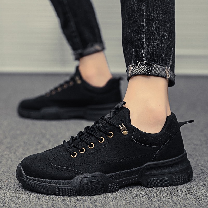 Giày thể thao sneaker màu đen thời trang nam
