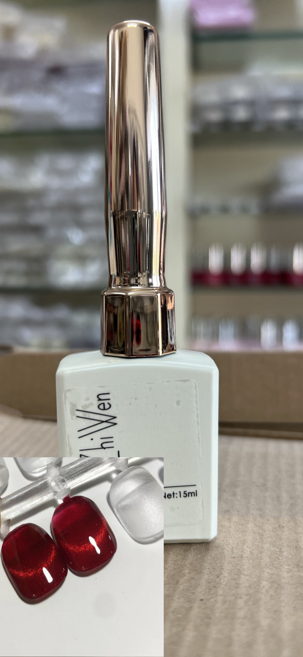 Sơn gel mắt mèo đỏ 15ml
