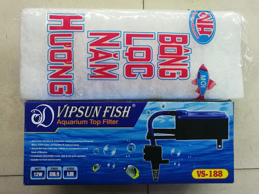 [HCM]MÁY BƠM LỌC HỒ CÁ VIPSUN VS188 - KÈM BÔNG LỌC