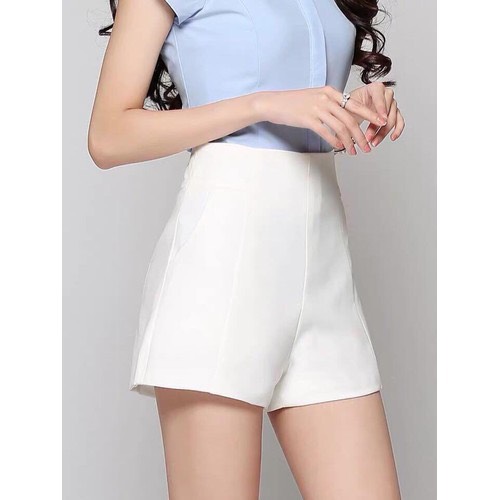 Mẫu quần mới lưng cao vải kate đẹp quần short túi hai bên quần short vải kate mềm đẹp quần short giá rẻ(u)