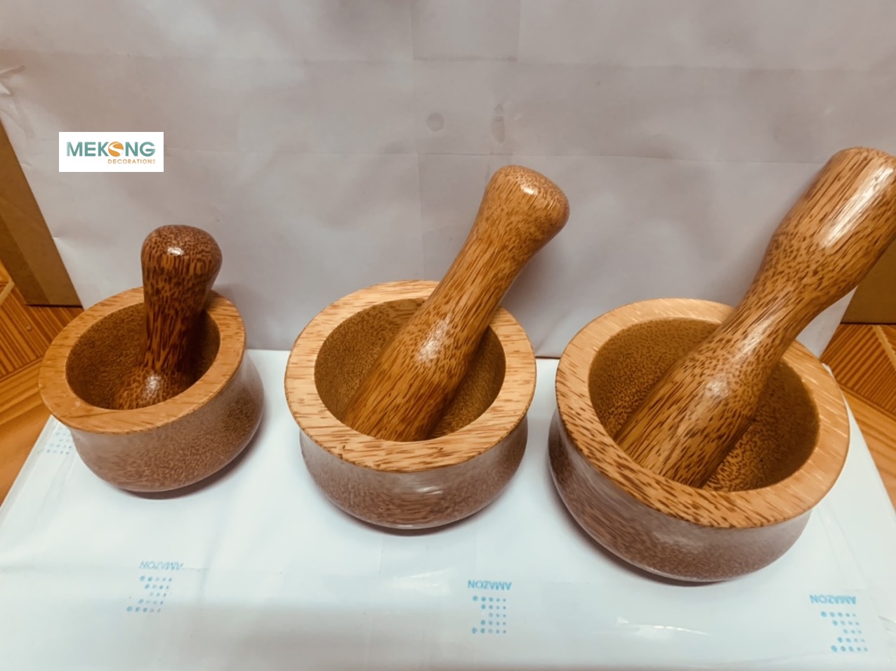Bộ cối chày gỗ dừa đại