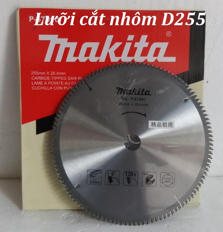 Lưỡi cắt nhôm Makita D250 120 răng - Chuyên dụng cho thợ nhôm kính