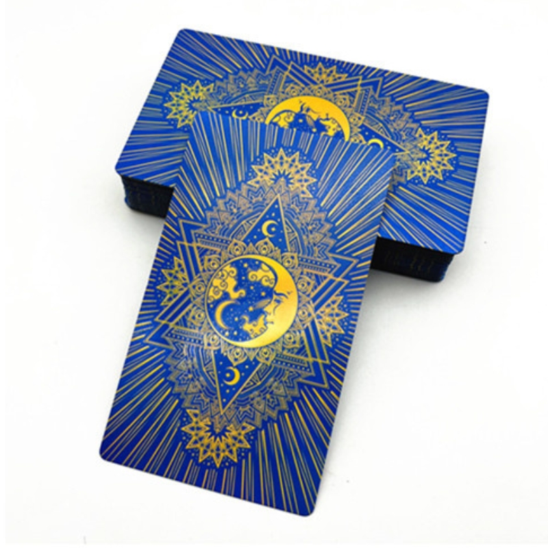 (Size Gốc)  Bộ Bài Gold Foil Tarot Hộp Gập