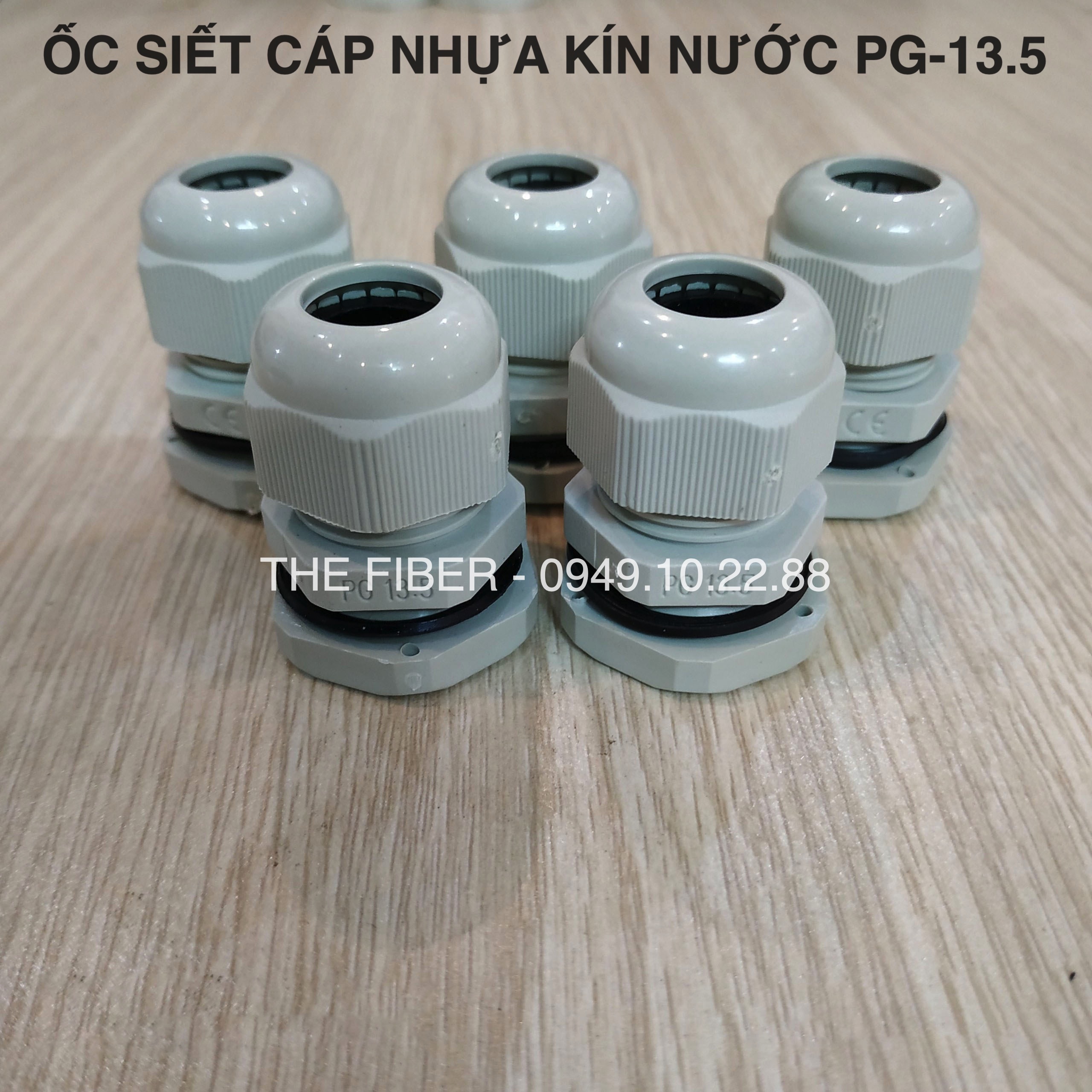[HCM]Bộ 10 CON ỐC SIẾT CÁP NHỰA KÍN NƯỚC PG-13.5