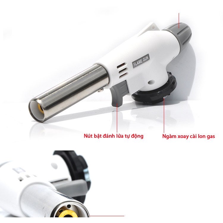 Đầu khò ga cầm tay sử dụng bình mini