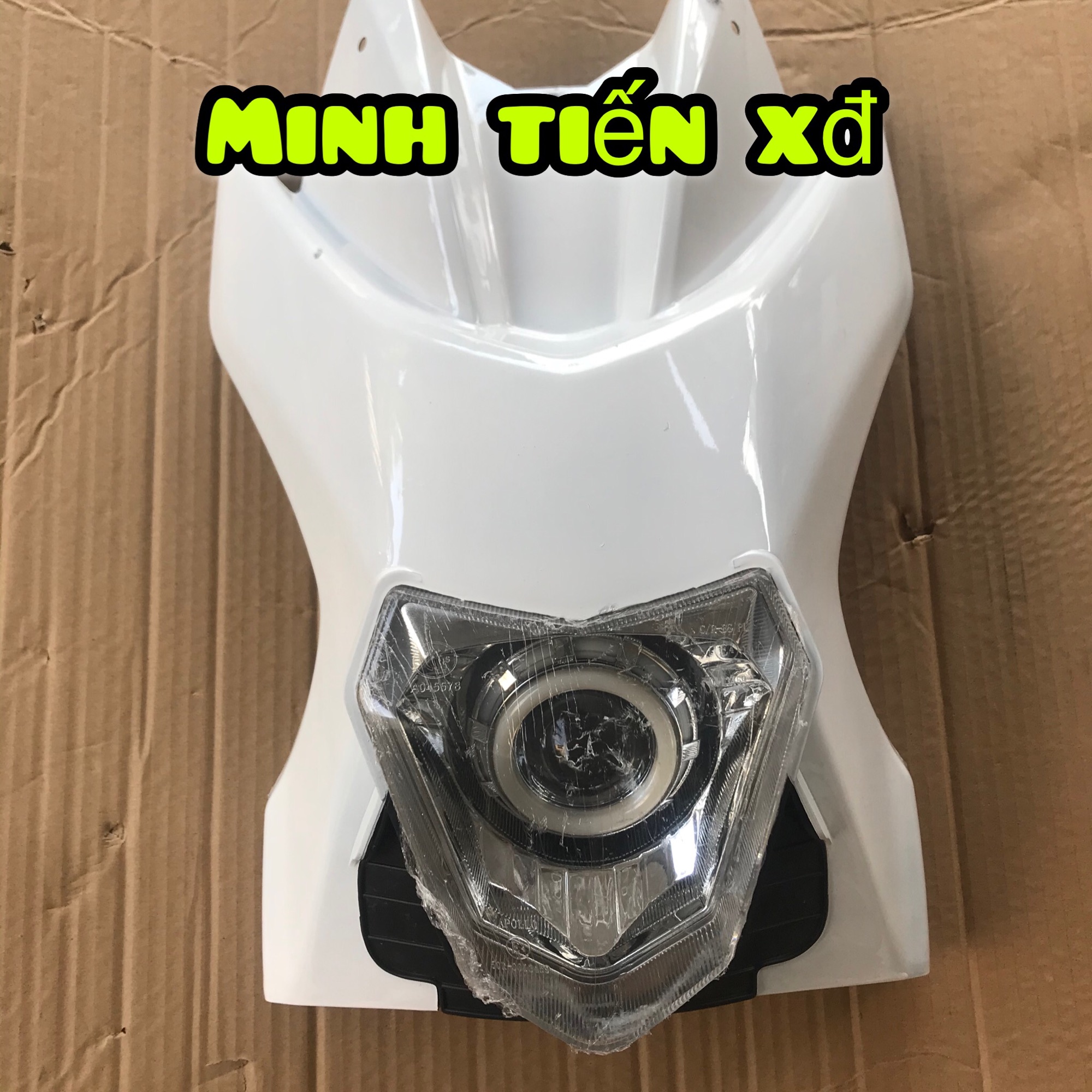 Bộ mặt lạ xe điện xmen có sẵn đèn bi cầu
