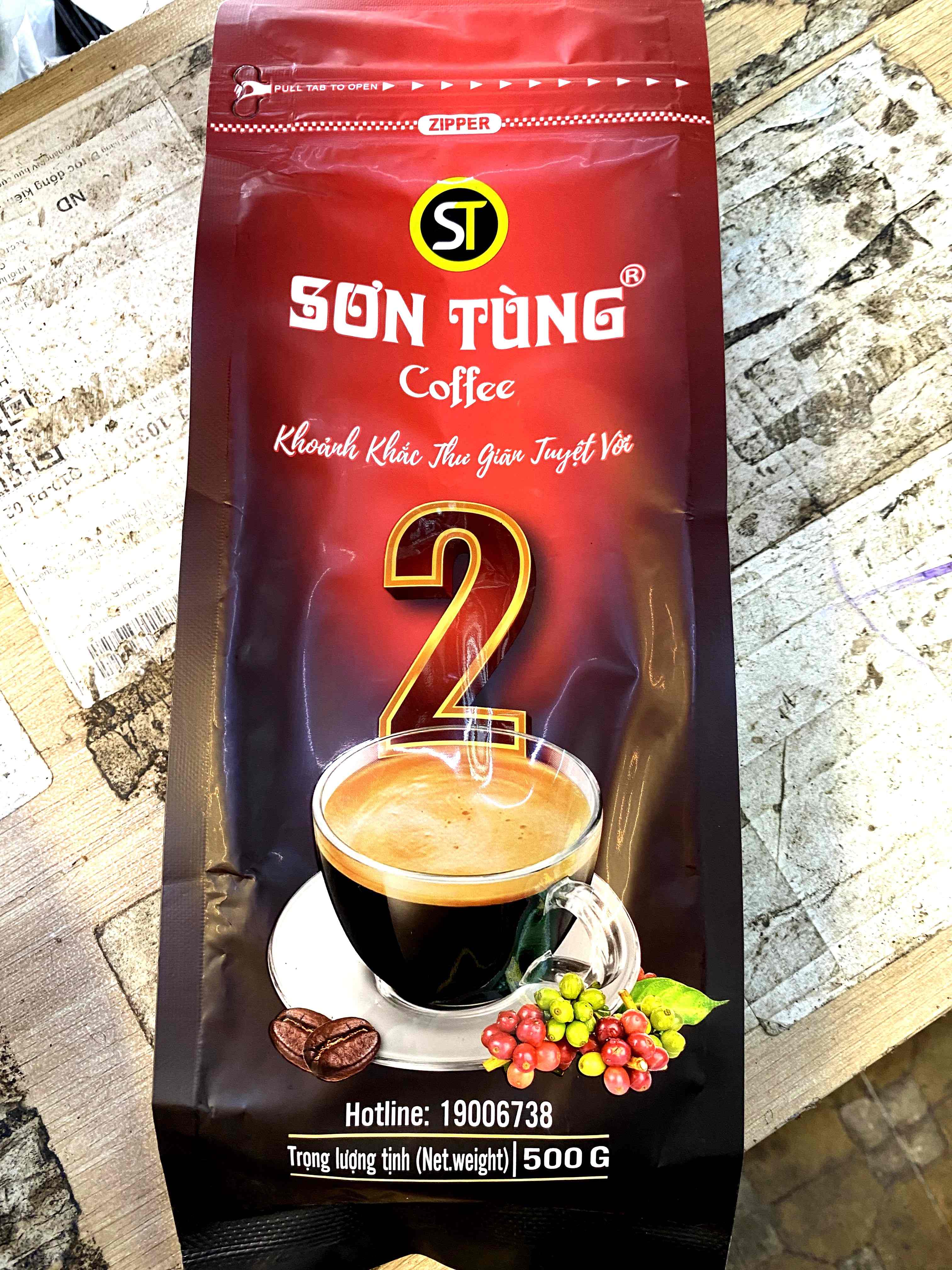 CÀ PHÊ XAY SƠN TÙNG SỐ 1.2.3.4 500gr