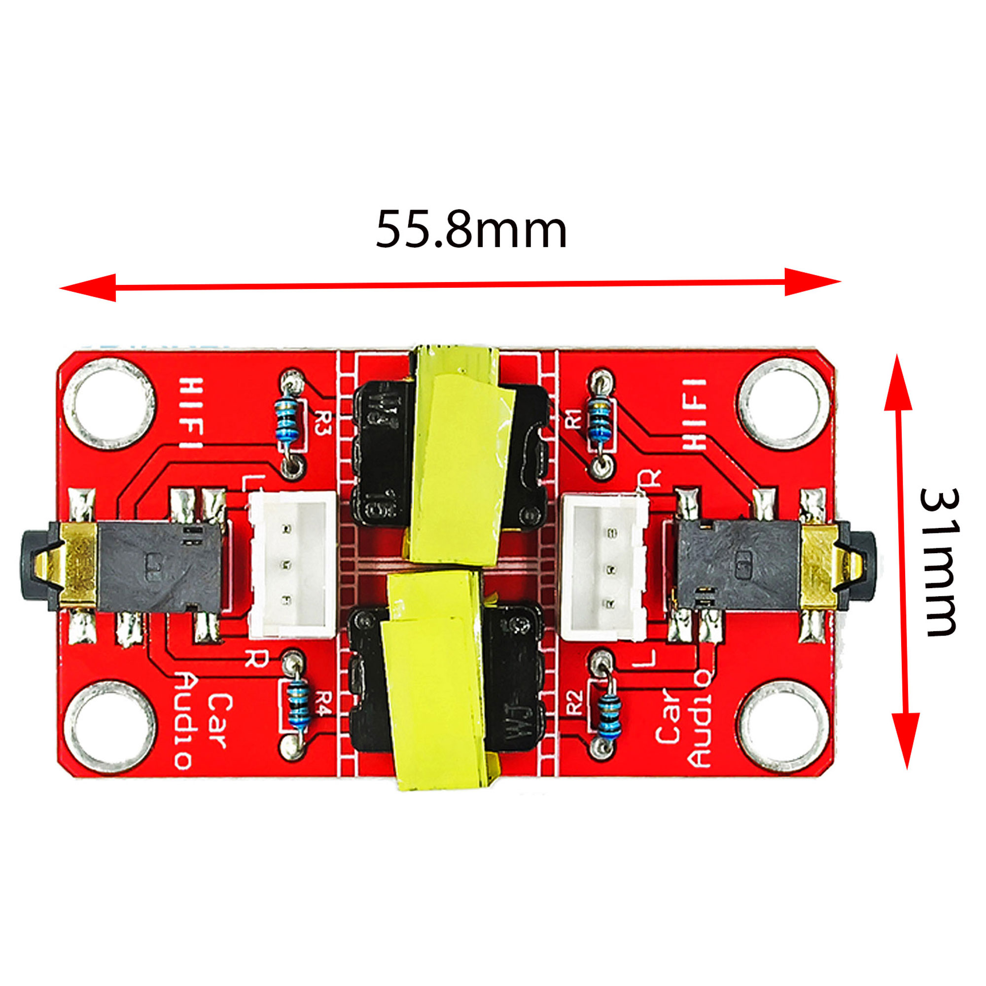 Module lọc nhiễu tín hiệu âm thanh AUX