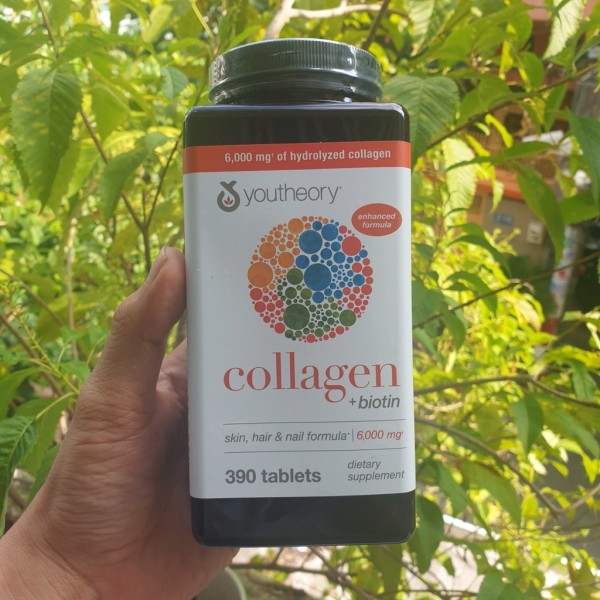 [HCM]Viên Uống Youtheory Collagen Advanced 390 Viên collagen Type 12&3 - Mẫu mới