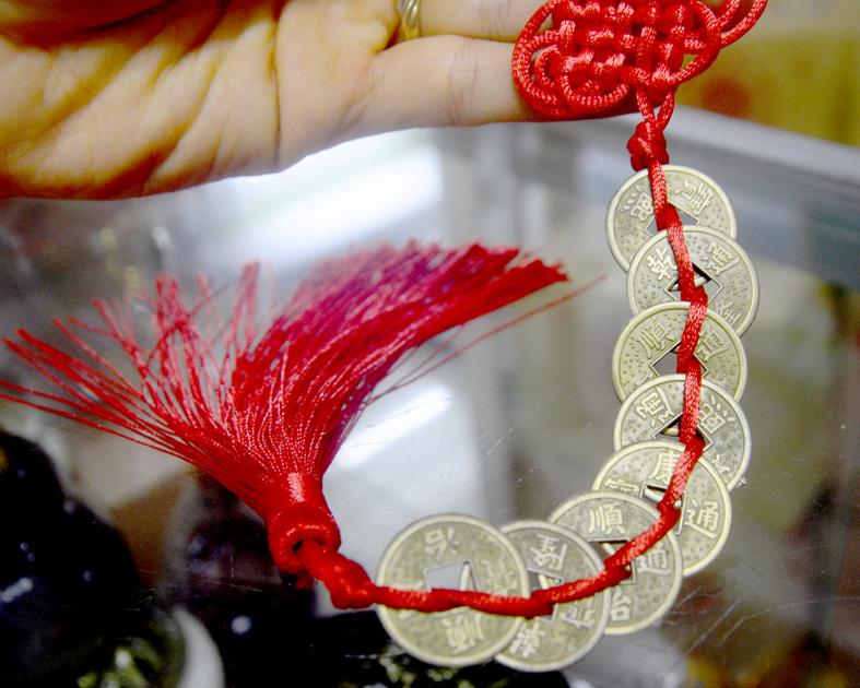 [HCM]Xâu tiền 8 đồng(Bát Bạch) phong thủy treo xe-Chiêu tài lộcmay mắn