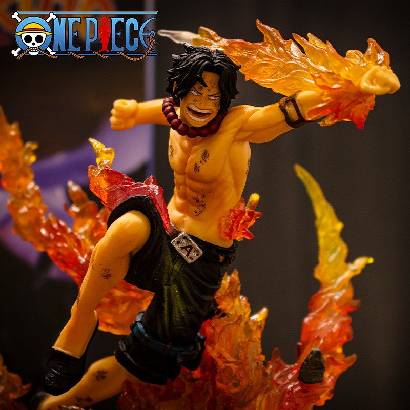 Mô hình ace hỏa quyền hàng mới siêu đẹp (one piece)
