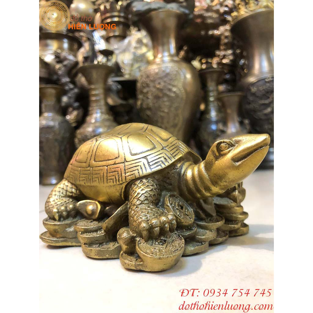 Tượng Rùa Phong Thủy Bằng Đồng Trấn Trạch- Tăng Vượng Khí, Bảo Vệ Gia Chủ