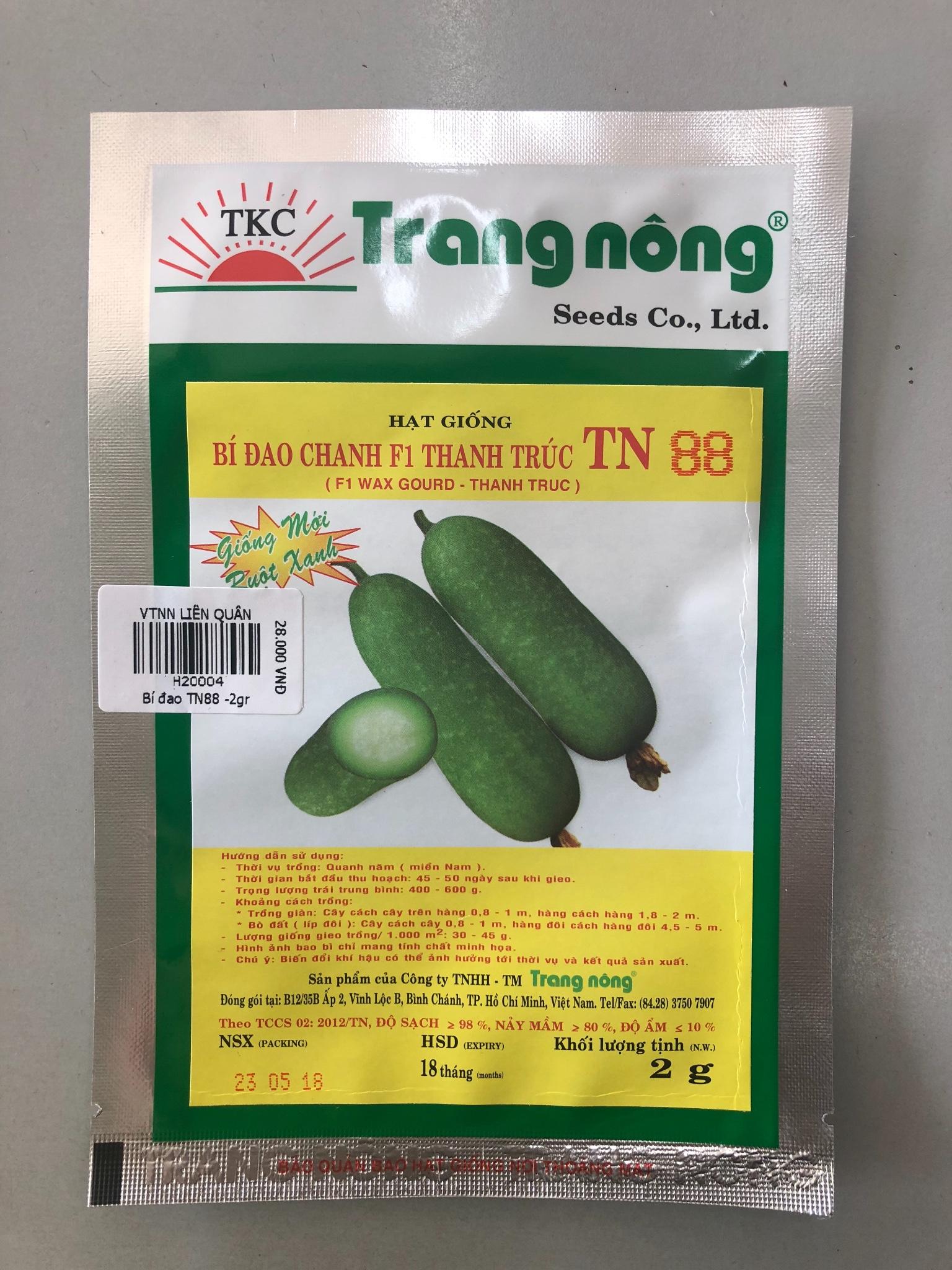 Hạt Giống Bí Đao Chanh F1 20 Hạt