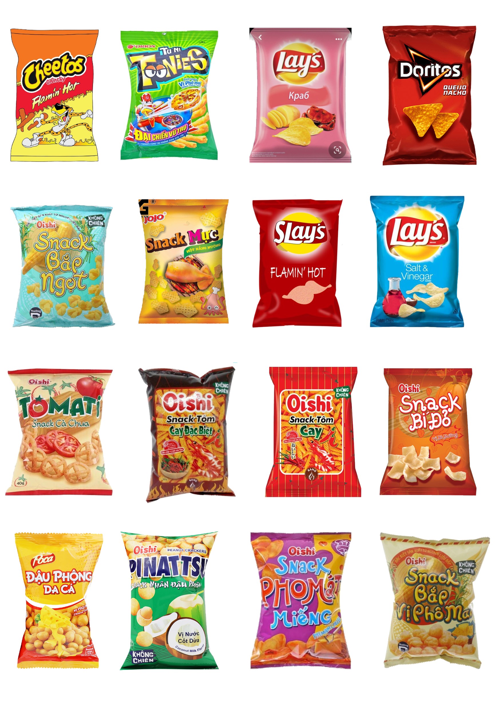 Set 50 hình thức ăn mlem mlem