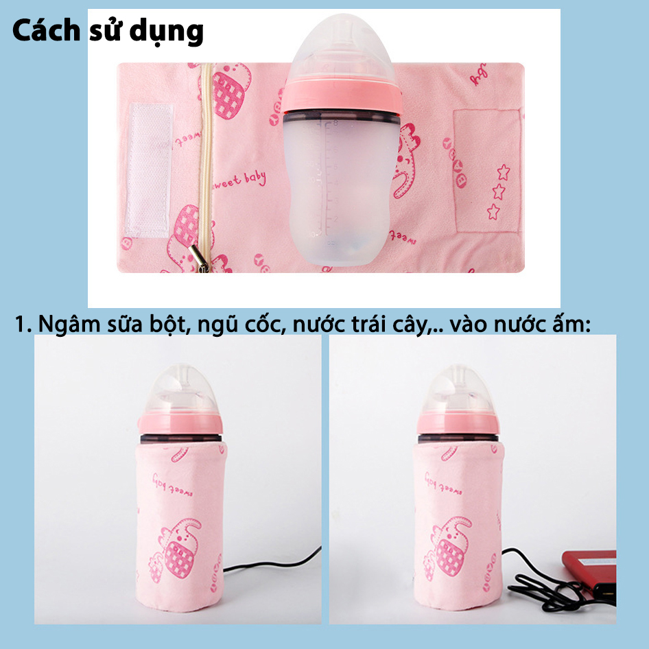 Túi ủ bình sữa thông minh