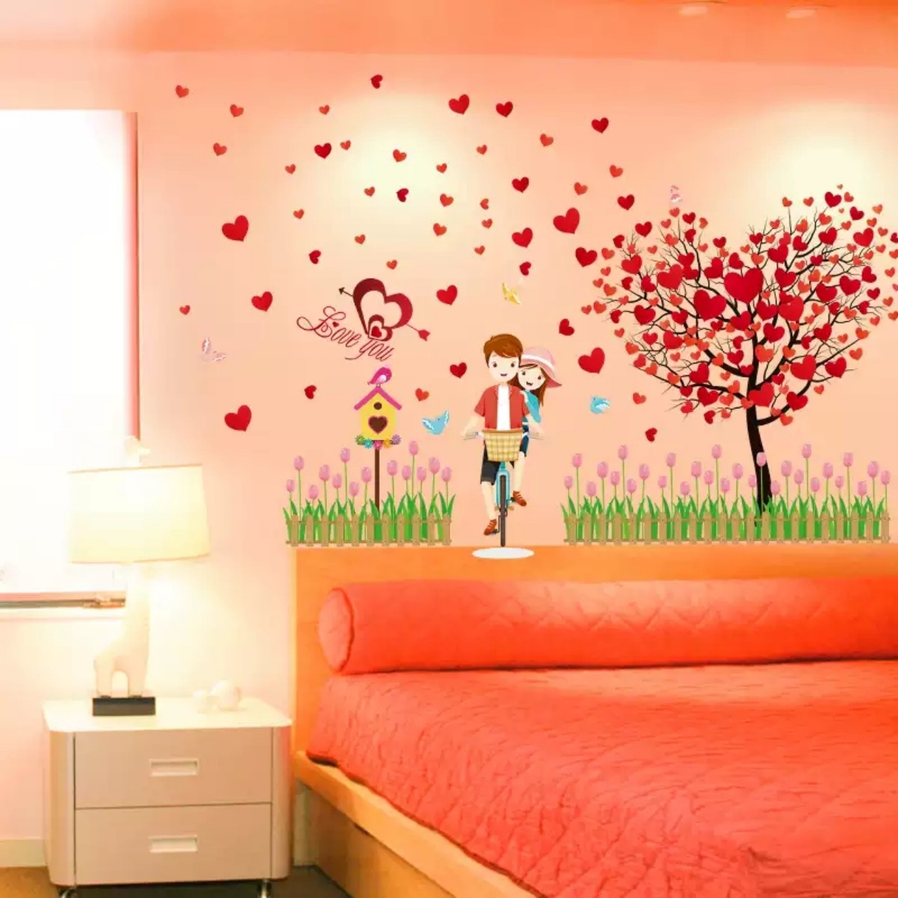 Decal dán tường: Cây gia đình GL228