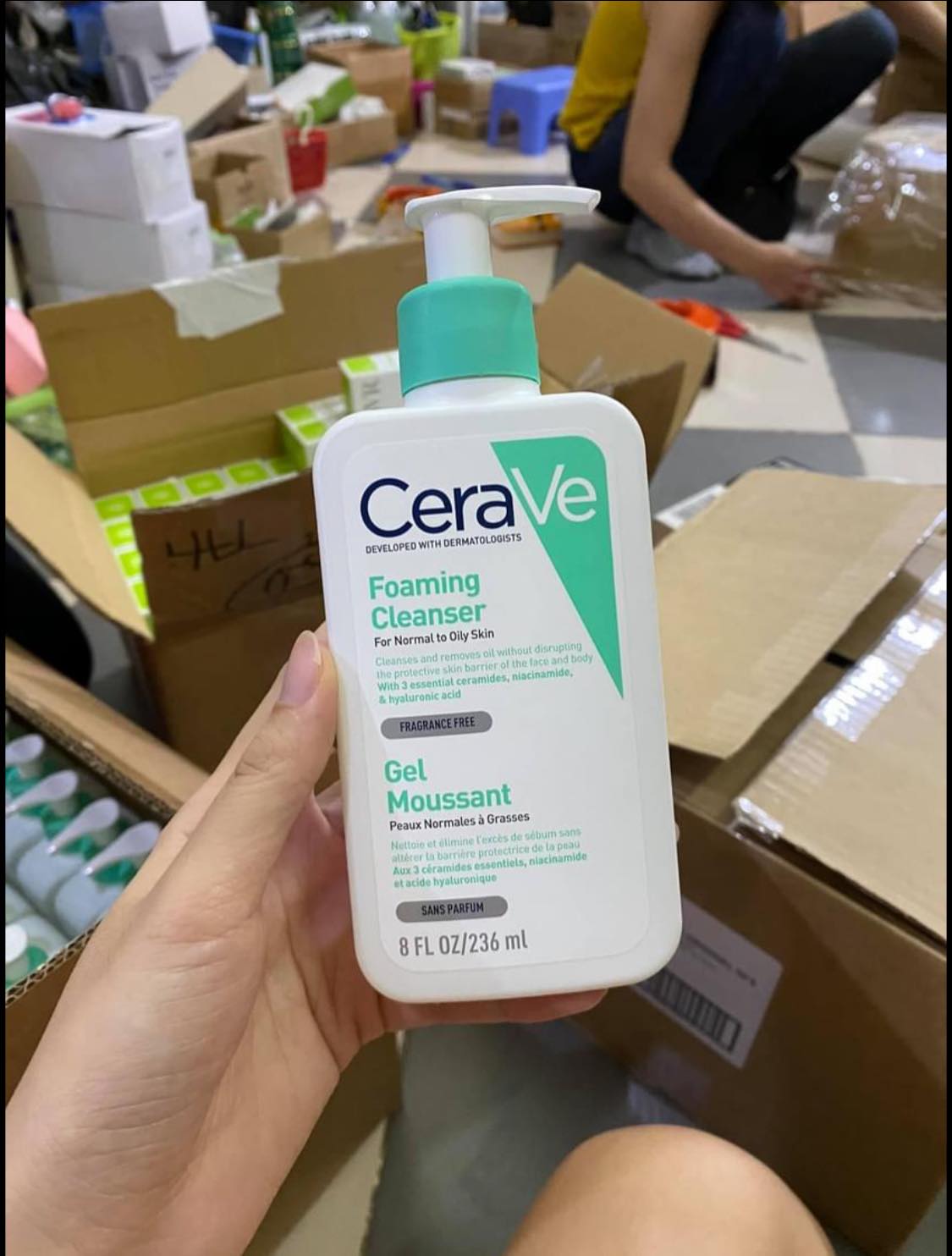 Sửa Rửa Mặt Cerave Bản Pháp 236ml