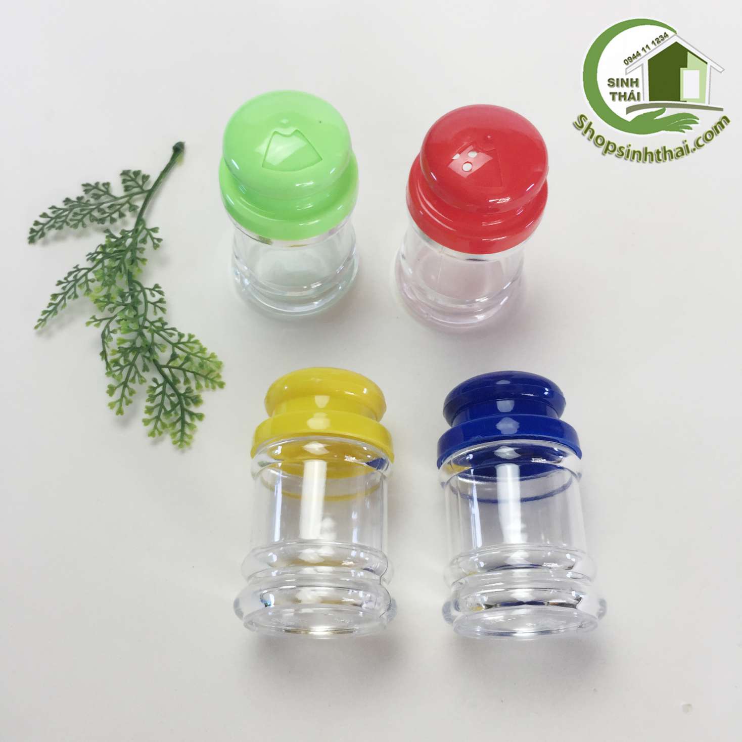 [HCM]Hũ đựng tăm bằng nhựa - lọ đựng tiêu xay - giao màu ngẫu nhiên