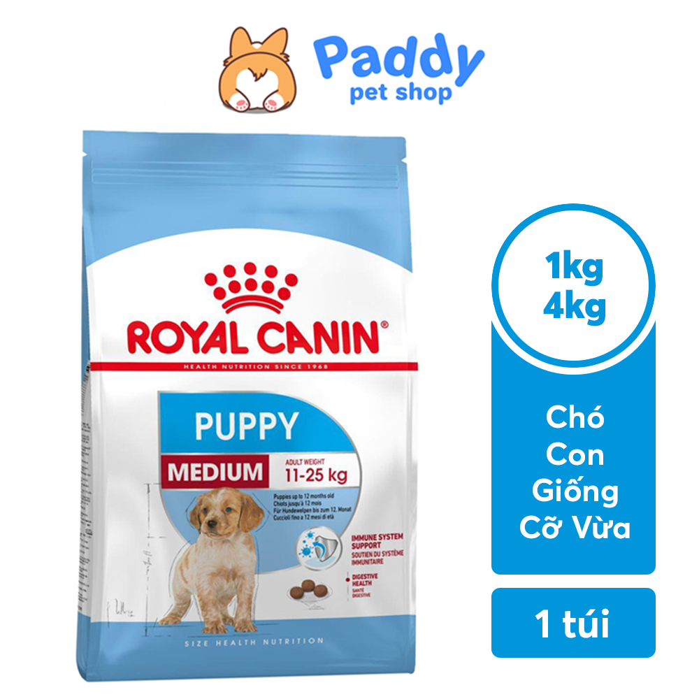 Hạt Cho Chó Con Giống Vừa Royal Canin Medium Puppy
