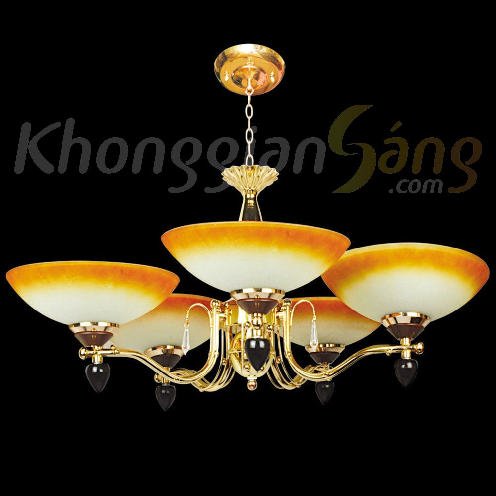 ĐÈN CHÙM CỔ ĐIỂN (PHI 500mm x H500mm) KGC-6211/5BS