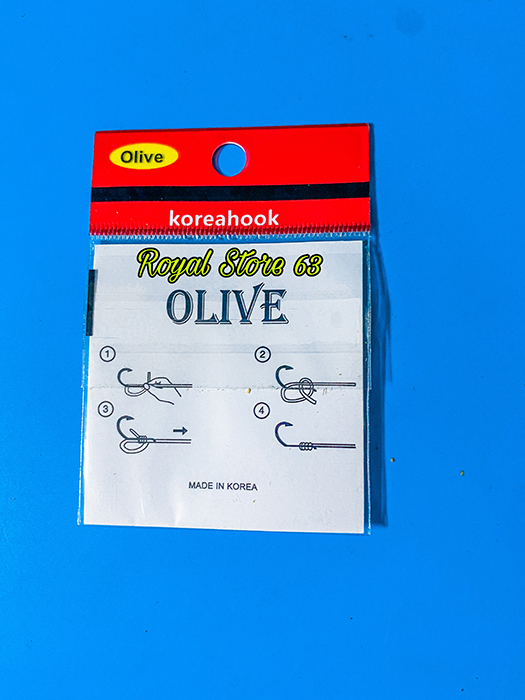 Lưỡi Câu Tôm Olive Koreahook