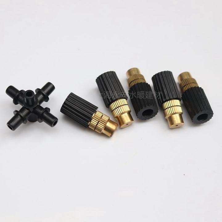 Set 2 vòi phun sương 5 cửa đầu đồng (ren 21mm)