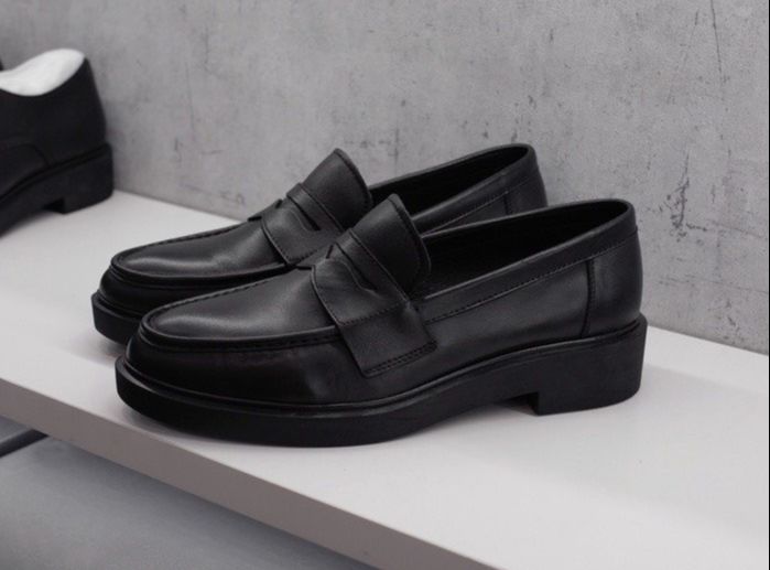 Giày Penny Loafer Black White, Giày Sơn Tùng Đế Đốc Cao Cấp