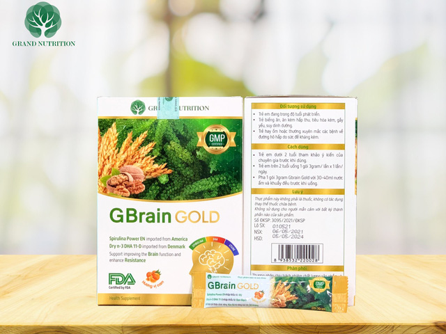 THỰC PHẨM BẢO VỆ SỨC KHỎE GBRAIN GOLD