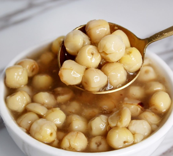 Hạt sen đóng lon hiệu Yuan Gao He 656gr