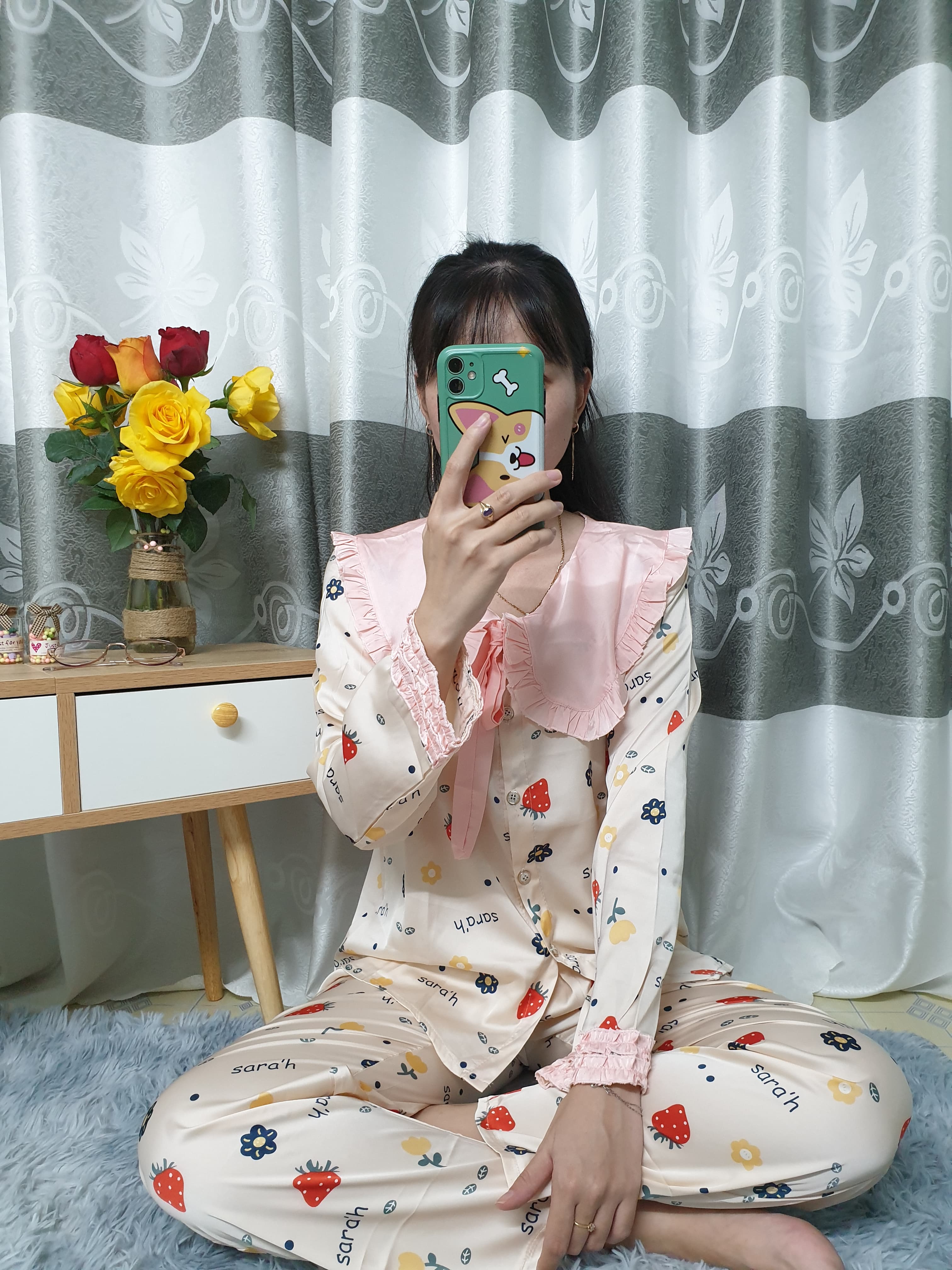 Đồ Bộ, Đồ Ngủ Nữ Pijama - Vải Lụa Latin Loại 1 Cao Cấp