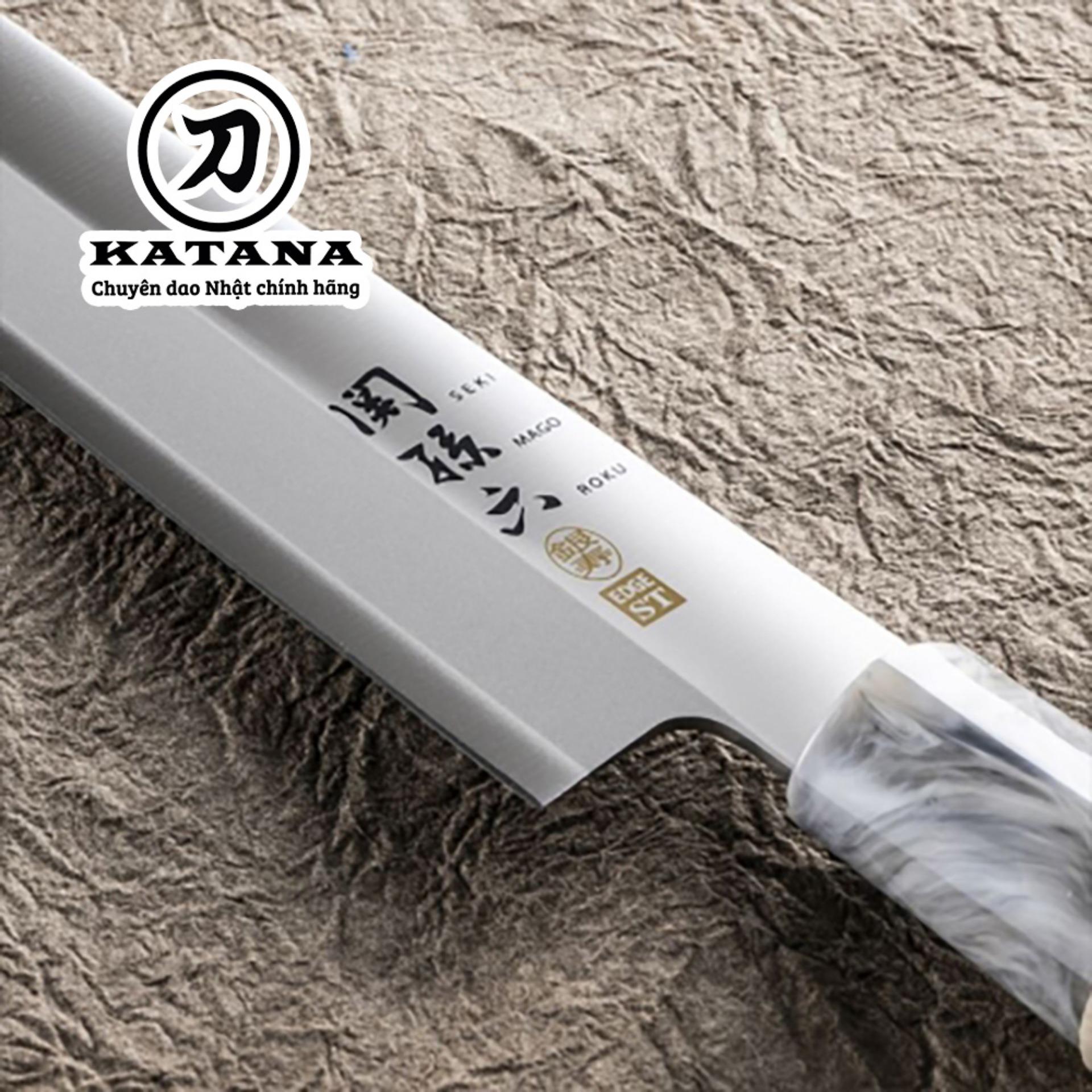 Dao bếp Nhật cao cấp KAI Ginju Sashimi tay trái (210mm)