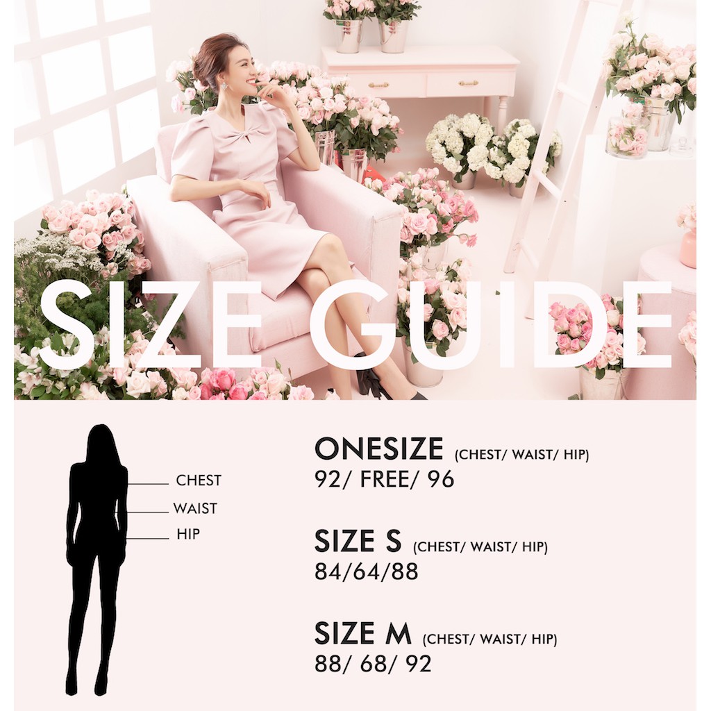 Rập - Đầm Hồng Tay Đắp Nhún Eo - SPRING 16