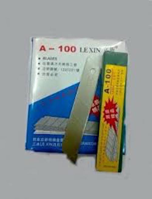 10 tép Lưỡi dao rọc giấy a100
