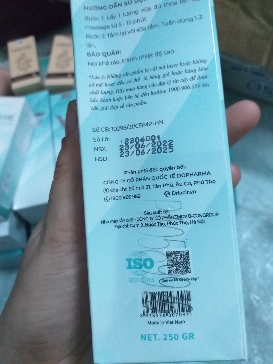 [Mẫu mới] [Xả kho ]Tắm trắng khô V7 Lamer Dr Lacir