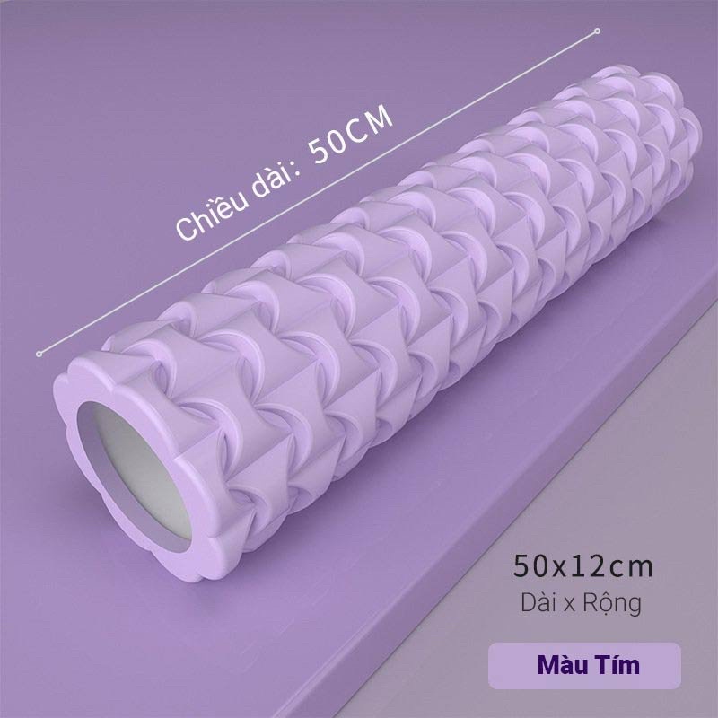 Con lăn massage tập Yoga/GYM/PILATE Foam Roller 50cm