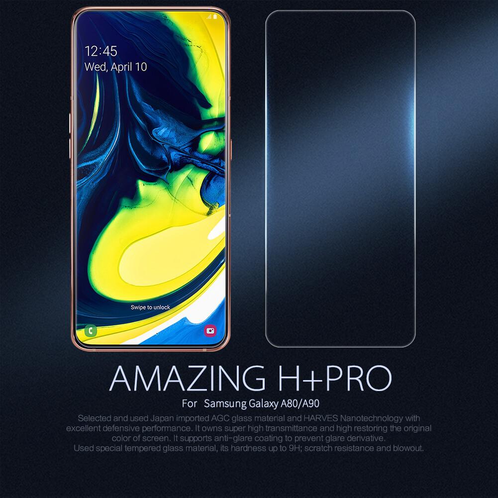 Kính cường lực Samsung A80 (Trong Suốt)
