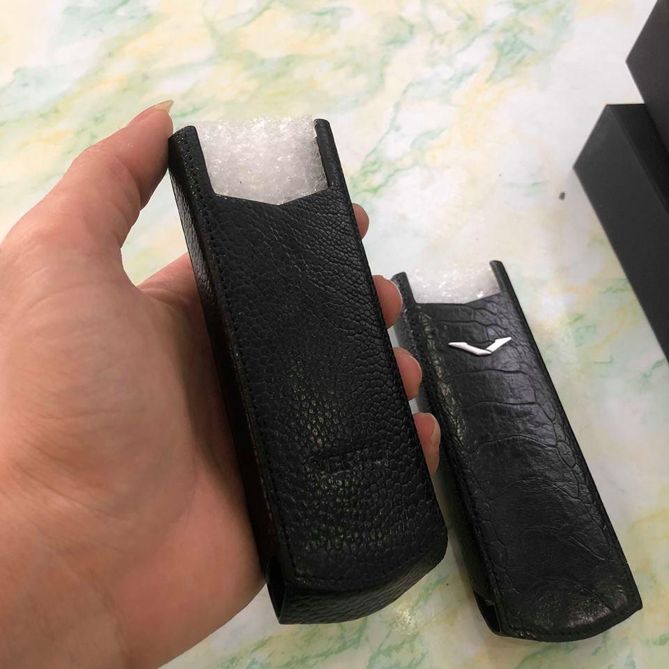 Bao da Vertu da cá sấu và đà điểu Xịn