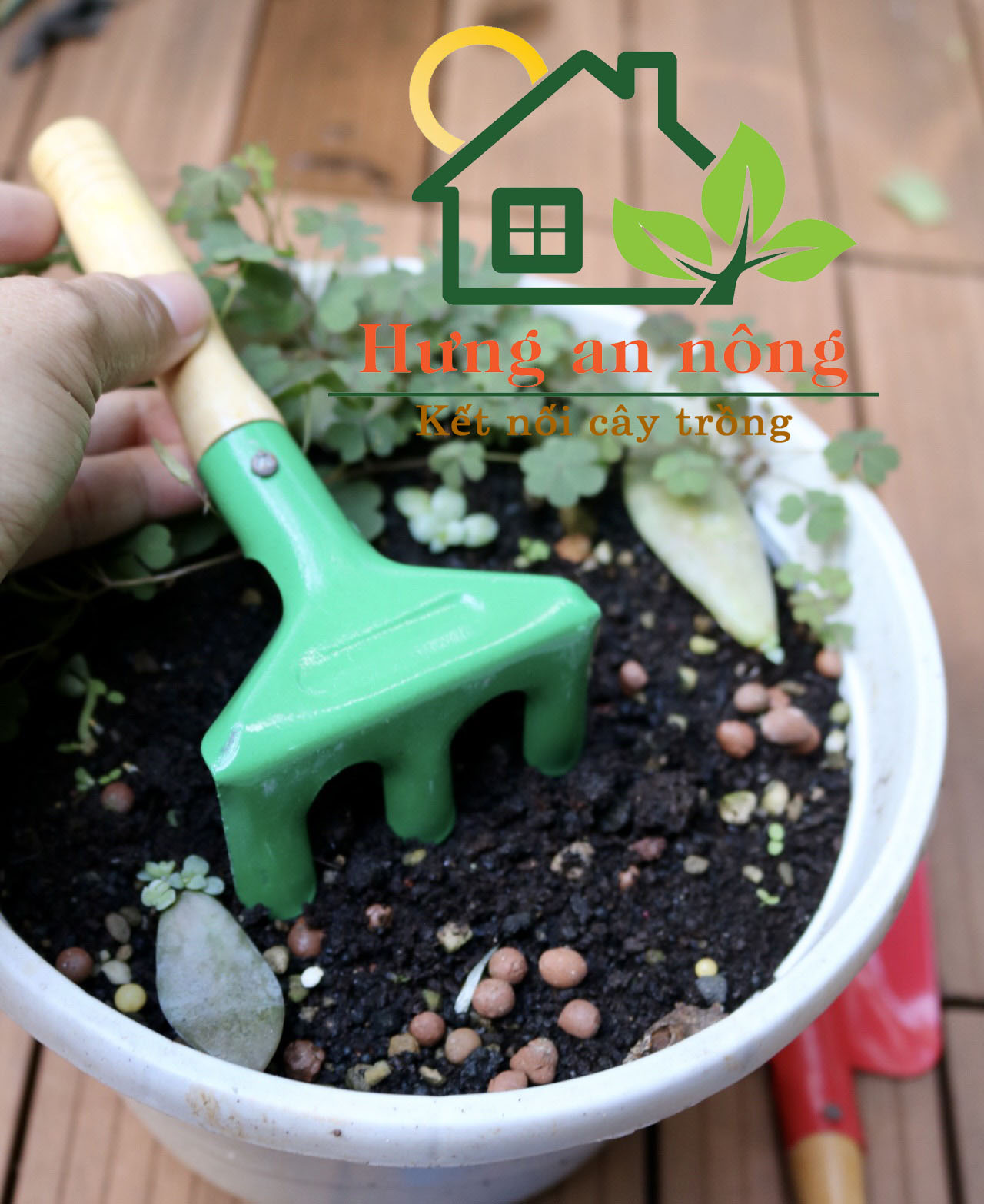 Bộ cuốc xẻng lớn 3 màu làm vườn L2