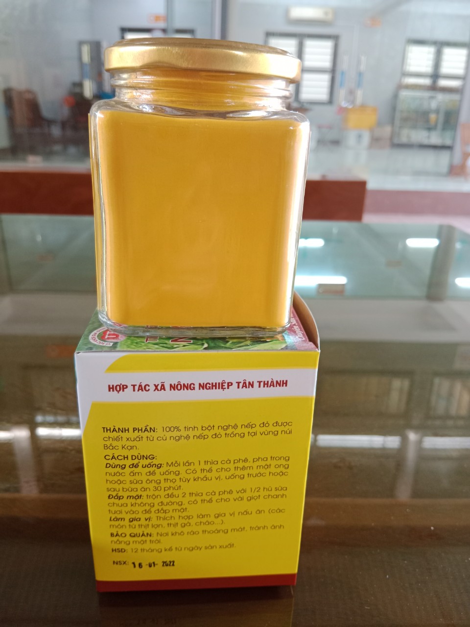 Dùng Thử Tinh bột Nghệ Nếp đỏ Bắc Kạn 20g