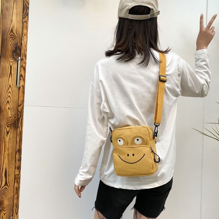Túi đeo chéo mặt ếch ngộ nghĩnh