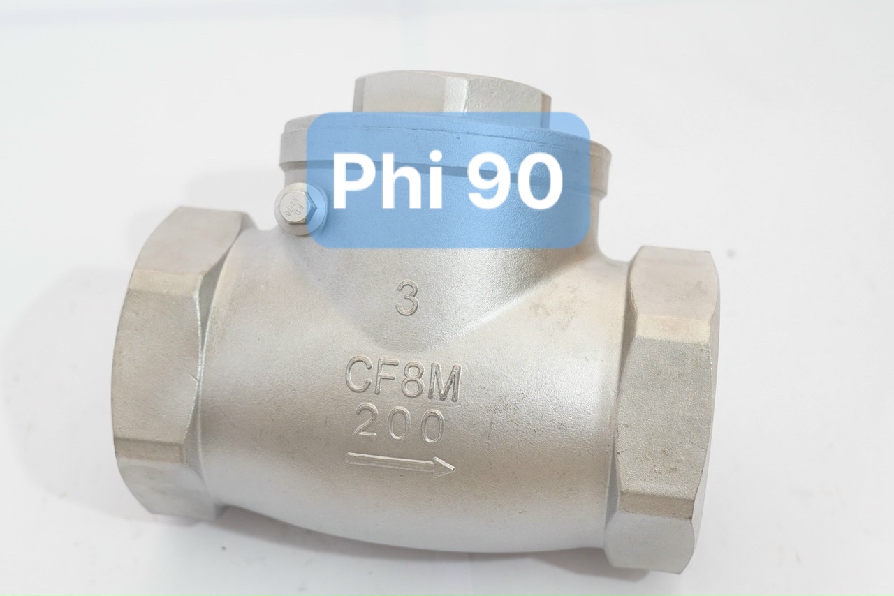 van 1 chiều inox 304 phi 21; phi 27; phi 34; phi 42; phi 49; phi 60