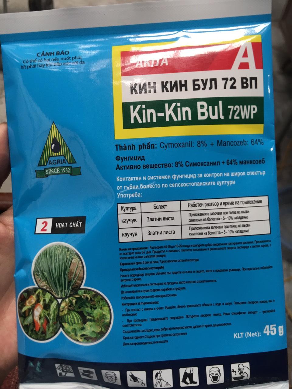 Kin Kin Bul 72WP 45gr  Chuyên Trị Thối Nhũn Cho Lan
