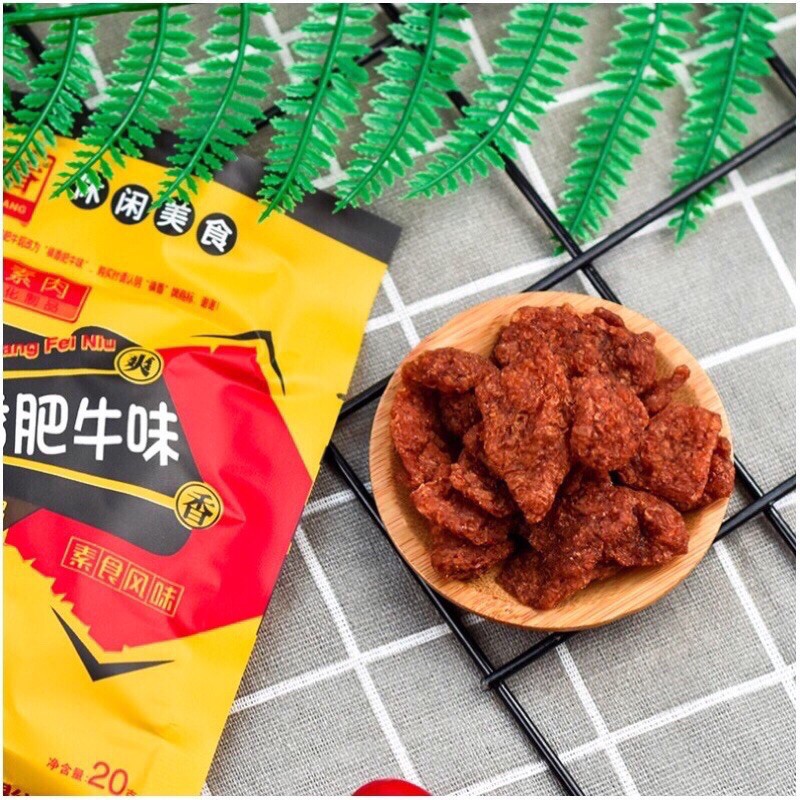 Thịt Hổ Chay Gói Vàng 45gr - Đồ Ăn Vặt