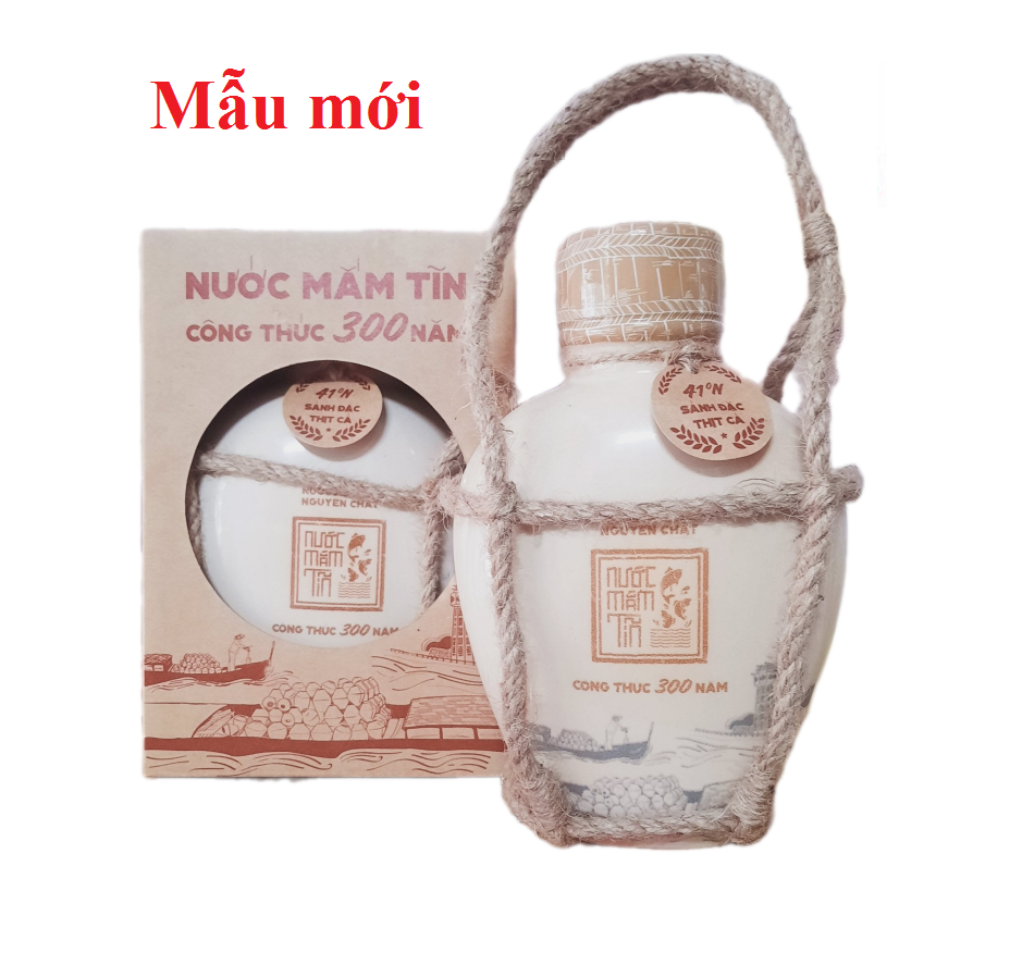 Nước mắm Tĩn Phan Thiết nhãn xưa 41 độ đạm chai 500ml