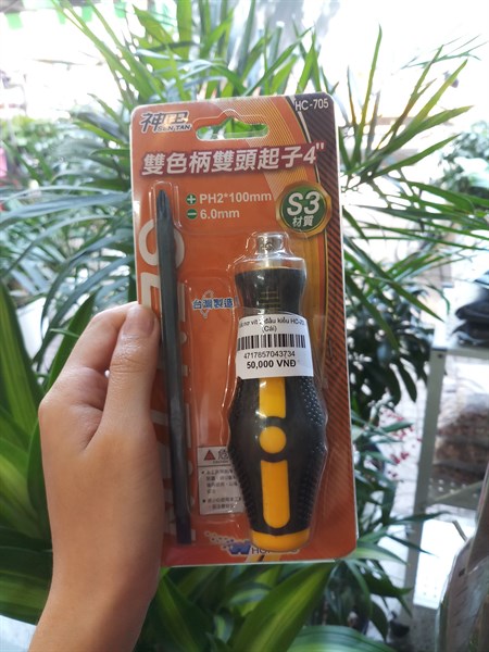 Tuốc nơ vít 2 dầu kiểu HC-705