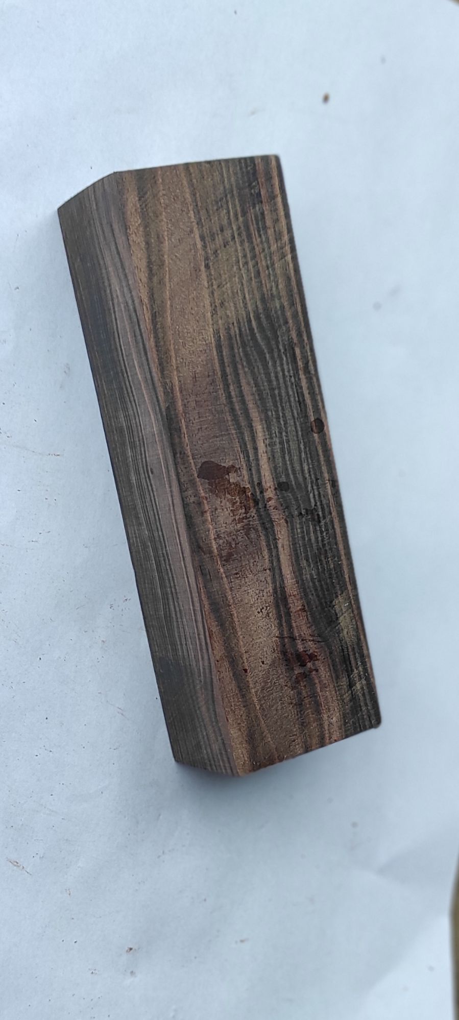 phôi gỗ mun kt 14x4x4cm