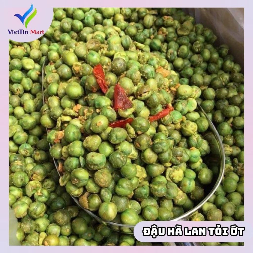 250gram Đậu Hà Lan Rang Tỏi Ớt - Viettin Mart