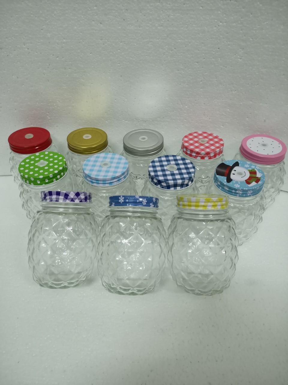 LY THỦY TINH TRÁI THƠM 400ML MÀU TRONG